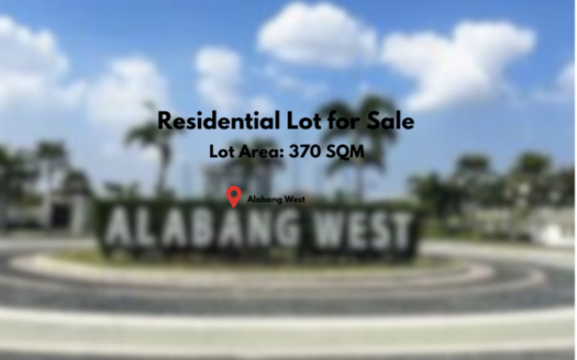 370 SQM Residential Lot for Sale in Alabang West
